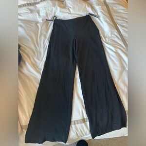 Ralph Lauren Elegant Black Wide-Leg Pants